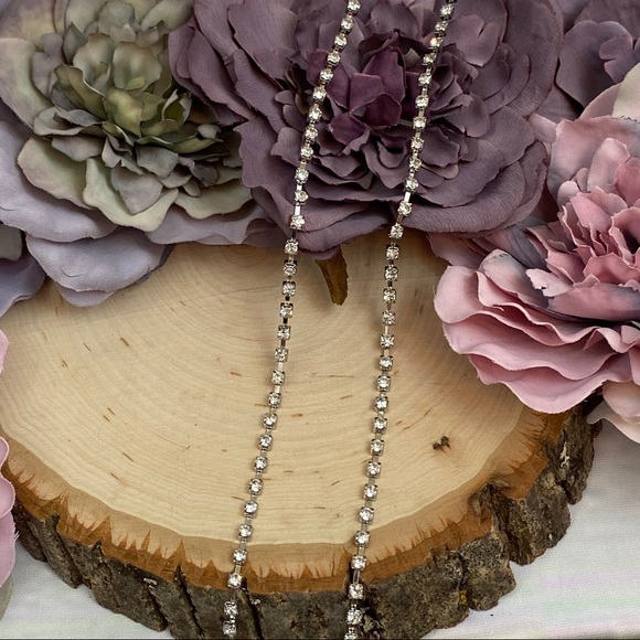 Sexy Crystal Crossover Body Harness Necklace - Picture 14 of 16